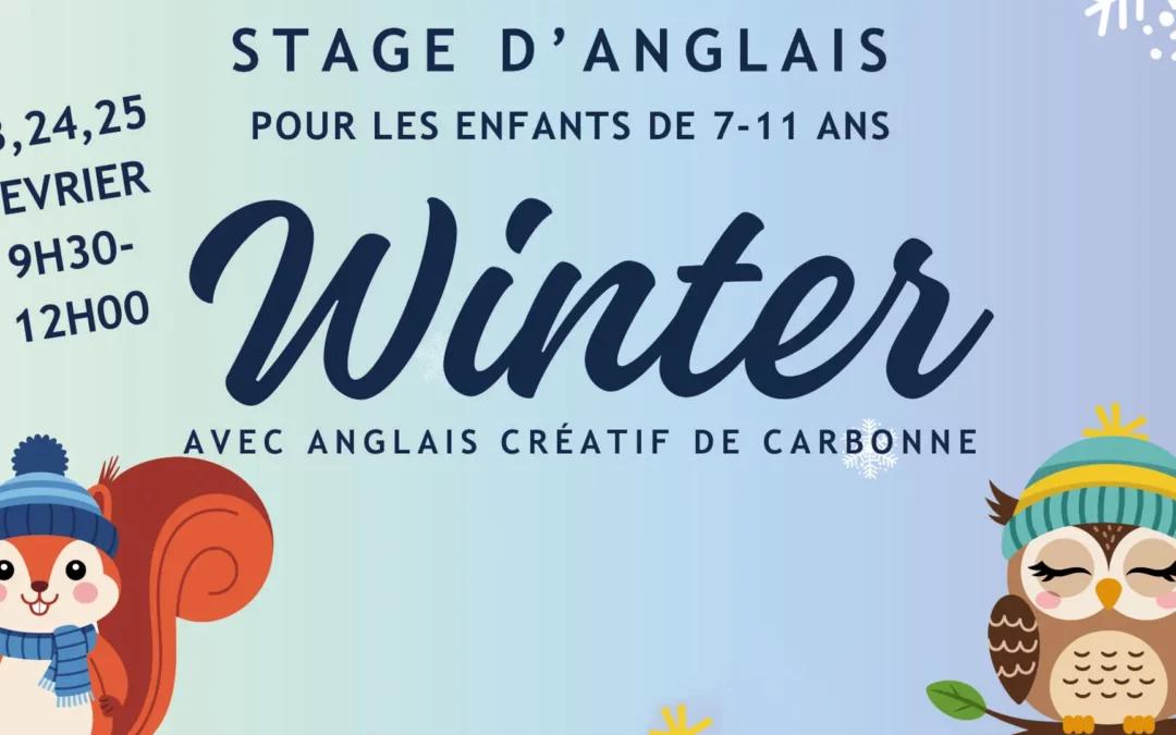 Stage d’anglais « Winter » à la MJC de Carbonne