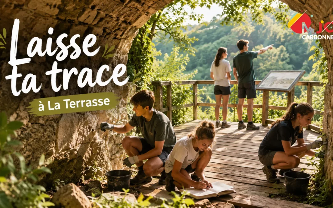 Laisse ta trace à La Terrasse : un projet jeunes au cœur du patrimoine